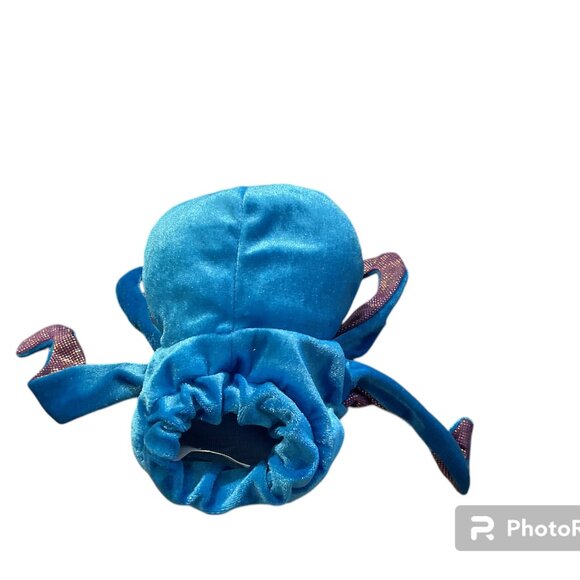 DREAM Plush Octopus Hand Puppet 5 Finger Shimmery Tentacles - Picture 10 of 11